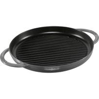Ketaus grilio keptuvė Staub 30 cm, skirta indukcijai, pilka