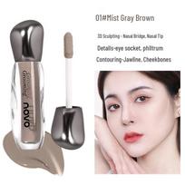 Novo Light-Catching Liquid Shadow: Silky texture, natural finish, smudge-resistant, beginner-friendly. gray