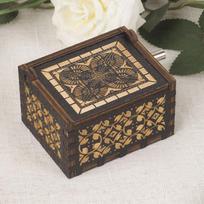 Wooden Hand Crank Music Box 8 Note Mechanism Harry Potter Theme Melody Vintage Craft Decoration Gift for Kids Adults Birthday ruda