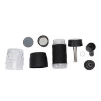 Maual Hand Coffee Maker Portable Travel Coffee Machine Compatible Ground Coffee and Coffee Capsule for Outdoor black