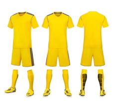 Futbolo aprangos komplektas Vyriškas treniruočių marškinėlis Spausdintas marškinėlis Vaikų Suaugusiųjų sportinis marškinėlis Futbolo Vyriškas marškinėlis adult 3xl size (height 180-185cm) geltona