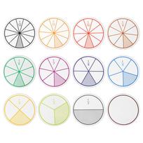 12PCS Children Score Question Montessori Playthings Learning Learning Children Plastic Addition Subtraction Fraction Tool Math Toy Present white