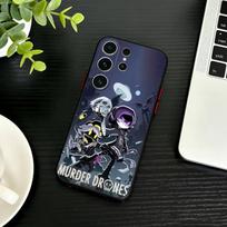 Žaidimo M-Murder N V J Dronai Telefono dėklas Samsung S26,S25,S24,S23,S22,S30,S21,Ultra,Plus,FE 5G Juodas minkštas dėklas Samsung S24ULTRA
