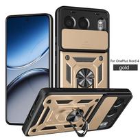 For Oneplus Nord 4 5G Case Magnetic Metal Ring Holder Armor Cases for One Plus 1+ Nord4 Nord 4 Slide Lens Protect Cover For Oneplus Nord 4 sidabras