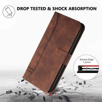 Coque For Realme 15 15 Pro 5G Wallet Card Slot  Leather Magnetic Flip Strap Phone Case For Oppo Realme 15 15 Pro 5G Funda For Realme 15 Pro 5G brown
