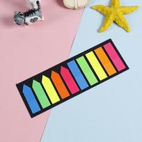 200 Sheets Transparent Sticky Notes Tab Self-Adhesive Kawaii Clear Bookmarkers Annotation Books Page Marker Stationery black