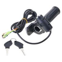 Half Twists Throttles Handle Secure Ergonomic Electric Scooters Throttles Handle Suitable for Various Models black