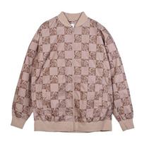 Vans Off THE WALLCheck SKATE BOM Jacket Women's Khaki Brown VN000GQSCTG S gray