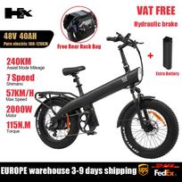 HX Q3 750W Adult Electric Bike 48V 13Ah Motor Max Speed 45km/h Range 90-100km EUWarehouse Fast Delivery 2-7 Days 1-Year Warranty q3 juoda