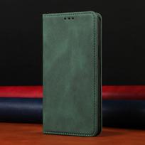 Magnetic FLip Leather Phone Case For iPhone 14 13 Mini 12 11 15 Pro Max Mobile Cover 7 8 Plus SE 2026 Stand Coque Wallet Fundas For iPhone XR žalia