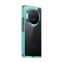 For Honor Magic V6 V 5 Case Ultra Thin Electroplated Transparent Case For Honor Magic V5 V 6 Hard PC Shockproof Phone Cover Honor Magic V5 žalia