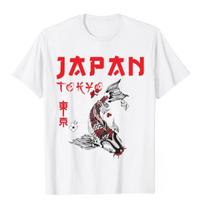 2026 Hot Sale Japanese Fuji Dragon Yakuza Tokyo Koi Fish Customized Tops T-shirt for Men Women Cotton T Shirts Slim Fit Brand Short Sleeve Casual Tee XXXL white