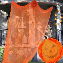 Dramatic 3.3m Hanging Ghoul Ghost Halloween Decoration Perfect For Parties juoda