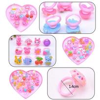 12/24/36 Pcs Lots Bulk Mixed Plastic Children Kids Boys Girls Cartoon Animal Flowers Fruit pack of 36 pink
