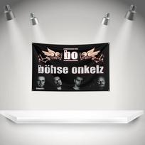 Bbohse Onkelz Vėliava Roko Muzikos Grupės Vėliava 3x5ft Su Žalvarinėmis Kniedėmis HD Spausdinimas Gobelenas Paroda Muzikos Grupės Gerbėjai Garažo Dekoras 150x100cm(60x40in)