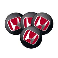 56/60MM Car Wheel Center Hub Cap Badge Logo Emblem Decals Tire Stickers For Honda Civic City Accord Odyssey CRV Hrv Jazz CBR VTX CUK1