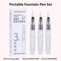 3/6Pcs Refillable Watercolor Brush Pens Water Storage Function Painting Brushes For Watercolor Painting Art DIY Craft Supplies white