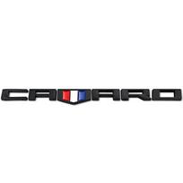 3D CAMARO Raidės Automobilio Lipdukai Galinės Bagažinės Emblema Ženklelis Chevrolet Camaro Equinox Traverse Montana Silverado TrailBlazer Suburban xe2 black