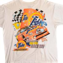 NASCAR TIDE RACING 1999 Retro TShirt White Gift Fans Racing Unisex T-Shirt L orange