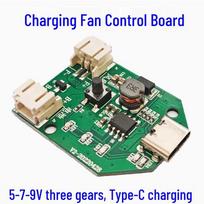 DIY 9V/12V Brushless Fan Controller Board for Lithium Battery - Boost Module for Repairs 4-speed 12V Brushless Fan Board - Not for Brushed