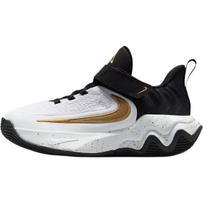 Nike Giannis Immortality 4 Klasikiniai ir universalūs žemi vaikiški krepšinio batai Juodi Balti IH7665-003 32 balta
