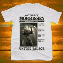 Morrissey Tour T Shirt 40 Years Of Birthday M black