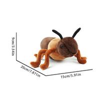 Insect Plush Toy Spider Mantis Ant Butterfly Bee Ladybug Doll Kawaii Stuffed Figure Cartoon Anime Cute Kids Birthday Gift Doll