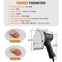 Electric Shawarma Knife Cordless Battery Professional Knife Commercial Stainless Steel Gyro Cutter gray