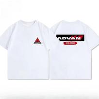 2026 New Japanese JDM Yokohama Advan Wheel Graphic‑Print Unisex Comfortable Casual Short‑Sleeve Women And Men T-Shirt L black
