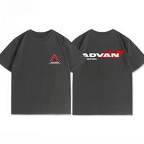 2026 New Japanese JDM Yokohama Advan Wheel Graphic‑Print Unisex Comfortable Casual Short‑Sleeve Women And Men T-Shirt L black