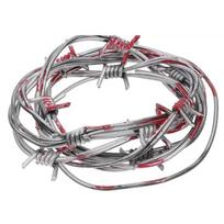 2.5M Halloween Barbed Wire Plastic Barb Wire Hanging Decoration Barbed Tape Props  Haunted House