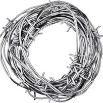 2.5M Halloween Barbed Wire Plastic Barb Wire Hanging Decoration Barbed Tape Props  Haunted House sidabras