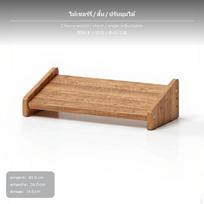 Medinis pėdų atrama po stalu, reguliuojamo kampo kėdutė, neslystanti pagalvėlė biurui, kojų atpalaidavimui Cherry Wood Short