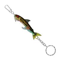 Shark Shaped Car Key Ring Innovative Shark Style Key Ring Creative Bottle Opener  Kitchen Style 2 black