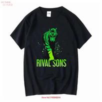 Merry Christmas Rival Sons Full Size 100 Cotton Black T Shirt Bt578 Vintage Graphic Casual Designer Clothes Homme 3XL black