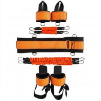 Resistance Training Harness Adjustable Boxing Band Set Padded for orange
