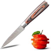 1pc Small Paring Knife for Chopping Steak Cutting Peeling fruit German 1.1 inches High Carbon Stainless Steel Fruit Knives 3.5 inch