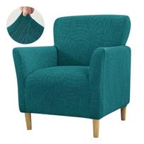 Aukštas, elastingas fotelio užvalkalas su pilnu apvyniojimu ir porankiais Jacquard - Single High-back Sofa Cover