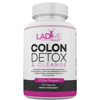 Women's Colon Detox Cleanse Supplement, Senna, Cascara Sagrada & Psyllium Husk, 30 Capsules 30 Capsules