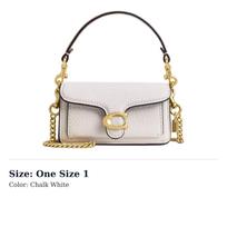 COACH Tabby Pebble Leather Bag Accessory Women's Chalk White CCZ00-B4HA One Size 1 balta