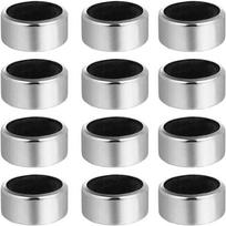 Wine Drip Stop Ring, Stainless Steel, Leak-Proof, Wine Bottle Collar, Anti-Overflow, Drip Catcher, Home Bar, 12 Pcs gray