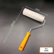 1PC 10/16/24CM Defoaming Drum Brush Spike Roller Latex Floor Self Compound Roller Leveling Screed Spiked Roller Paint Brush Roll