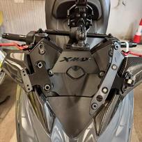 Motociklo Mobiliojo Telefono Laikiklio Laikiklio Dalys Yamaha Xmax300 Xmax125 gray