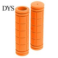 1Pair Soft Durable Non-slip Rubber MTB BMX Mountain Bike Bicycle Handlebar Grips oranžinė