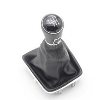 For VW Tiguan 5N 2007 2008 2009 2010 2011 Car 5/6 Speed Car Gear Stick Level Shift Knob With PU Leather Boot 6 speed gray