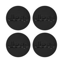 4 vnt. 63 mm automobilio ratų centriniai dangteliai Stebulės dangtelio priedai Jeep Grand Cherokee Wrangler JK Gladiator Compass Renegade Patriot Lib black