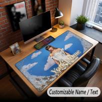 Custom Name Extended Mouse Pad,Taylor Swift Gaming Desk Mat For Home Office Desktop Decor 30cmx80cm