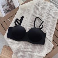 Belaidis apatinis trikotažas moterims Besiūliai Push Up liemenėlė su putplasčiu Solid Comfort Brassiere Sexy Lingerie 32-38 36B gray