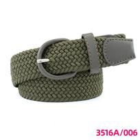Moteriškas drobės diržas Korėjietiška versija nuo metalo alergijos austas diržas Elastingas diržas Drobė Vyrams ir moterims Bendras Sagties su kaiščiu Kasdienis Universalus 105CM armijos žalia spalva
