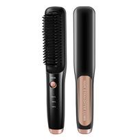 Wireless Hair Straightener Brush Rechargeable Heating Comb Portable Hair Brushes Quick Hair Style Tool Electric Ceramic Hot Comb balta